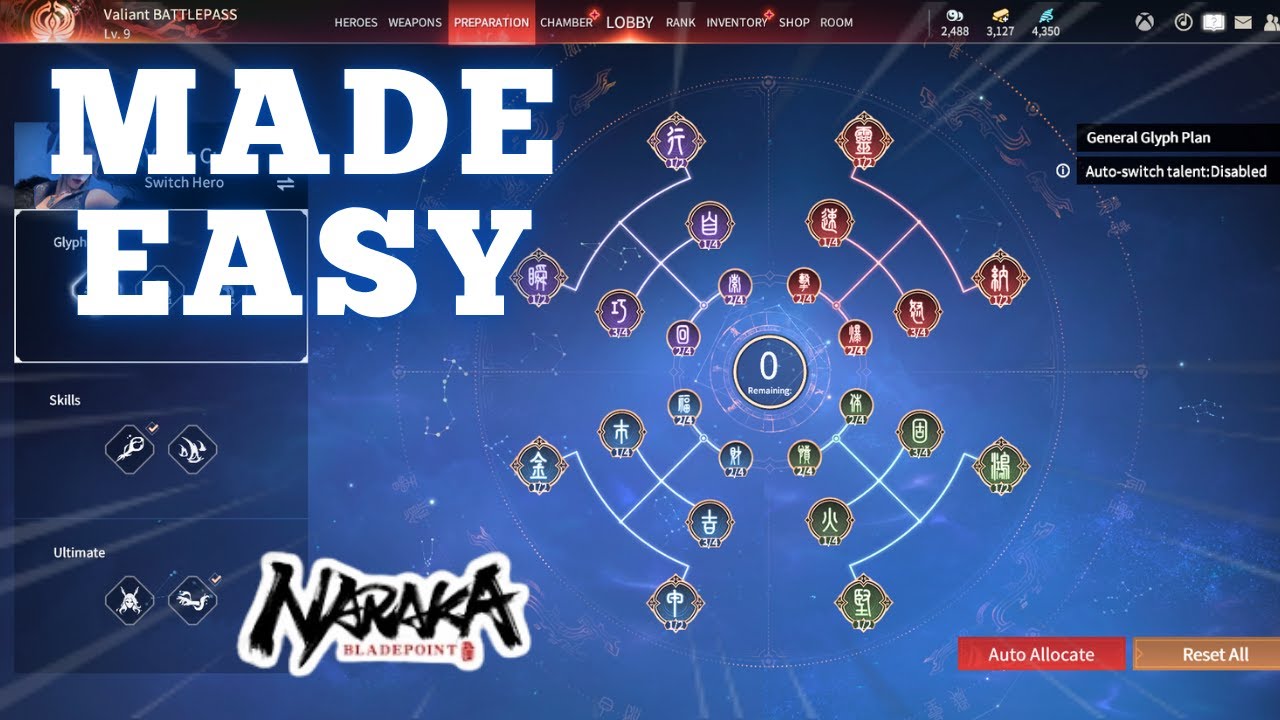 Новые глифы талантов уже здесь, и они потрясающие! | Naraka: Bladepoint