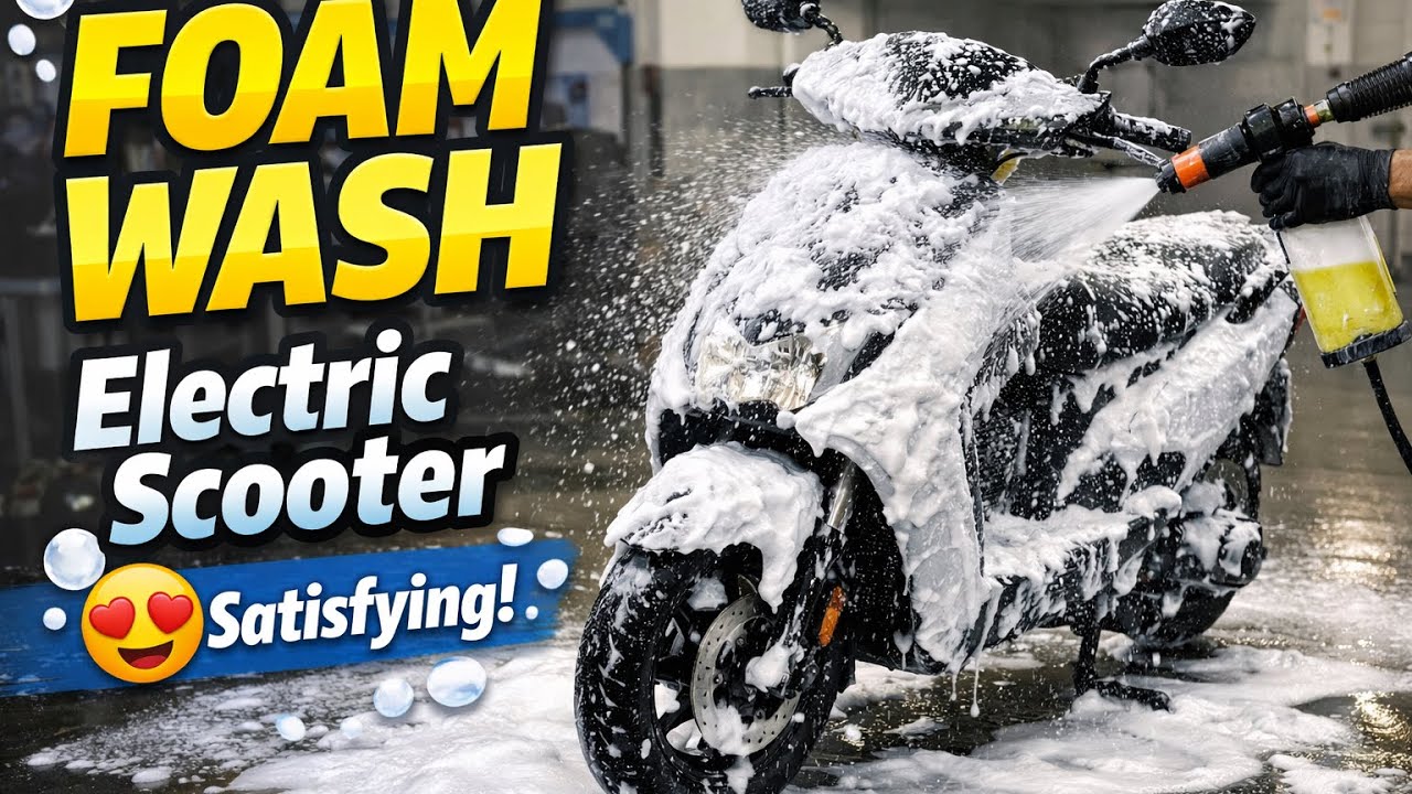 VIDA Vx2 Plus Foam Wash and Cleaning 💦 #electricscooter 