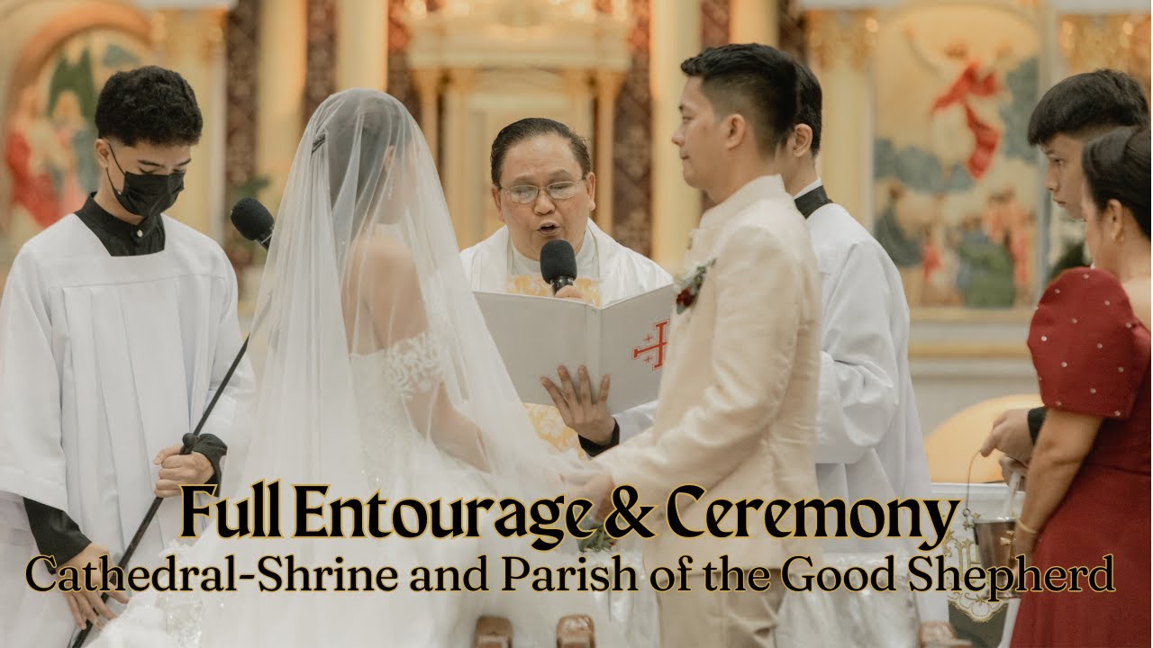 Entourage & Full Church Wedding Ceremony at The Good Shephered Church (Fairview, Quezon City)