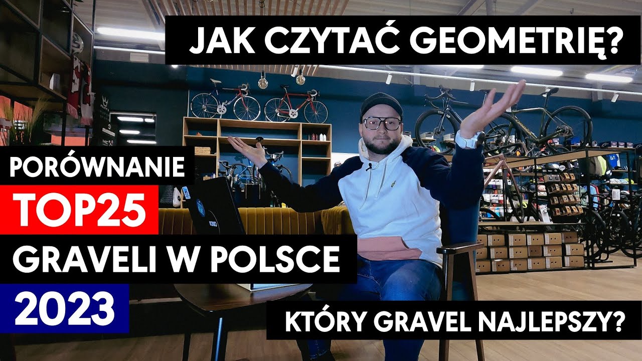 Jak czytać geometrię roweru? Który gravel najlepszy? TOP25 Porównanie graveli 2023 w Polsce.