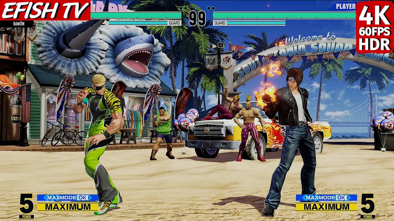 Ramon vs Kyo Kusanagi (Hardest AI) - KOF XV