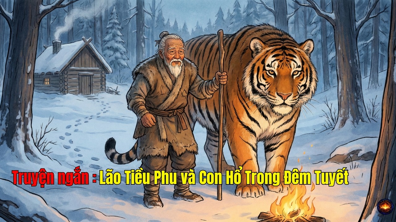 Lão Tiều Phu và Con Hổ Trong Đêm Tuyết | Câu Chuyện Ngụ Ngôn Sâu Sắc Về Nhân Quả Và Lòng Tốt