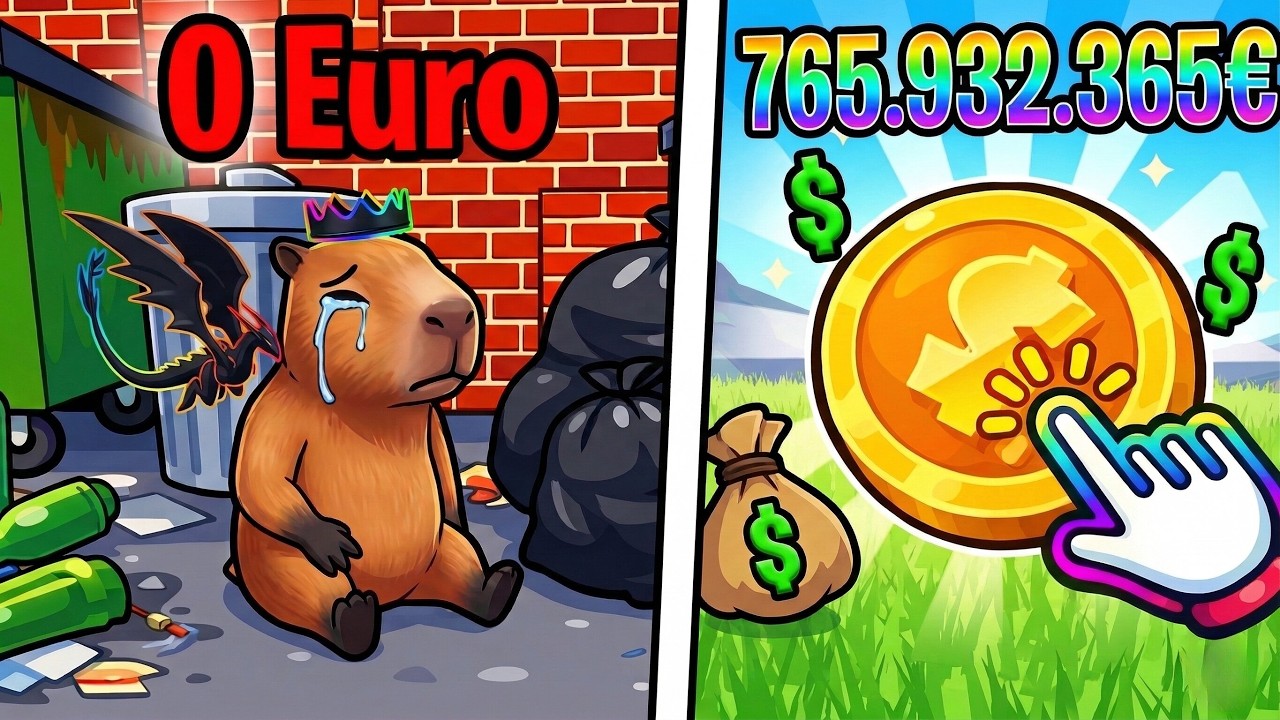 VOM ARMENSCHLUCKER ZUM BILLIONÄR! 💸 | Geld Klicker Inkremental in Roblox