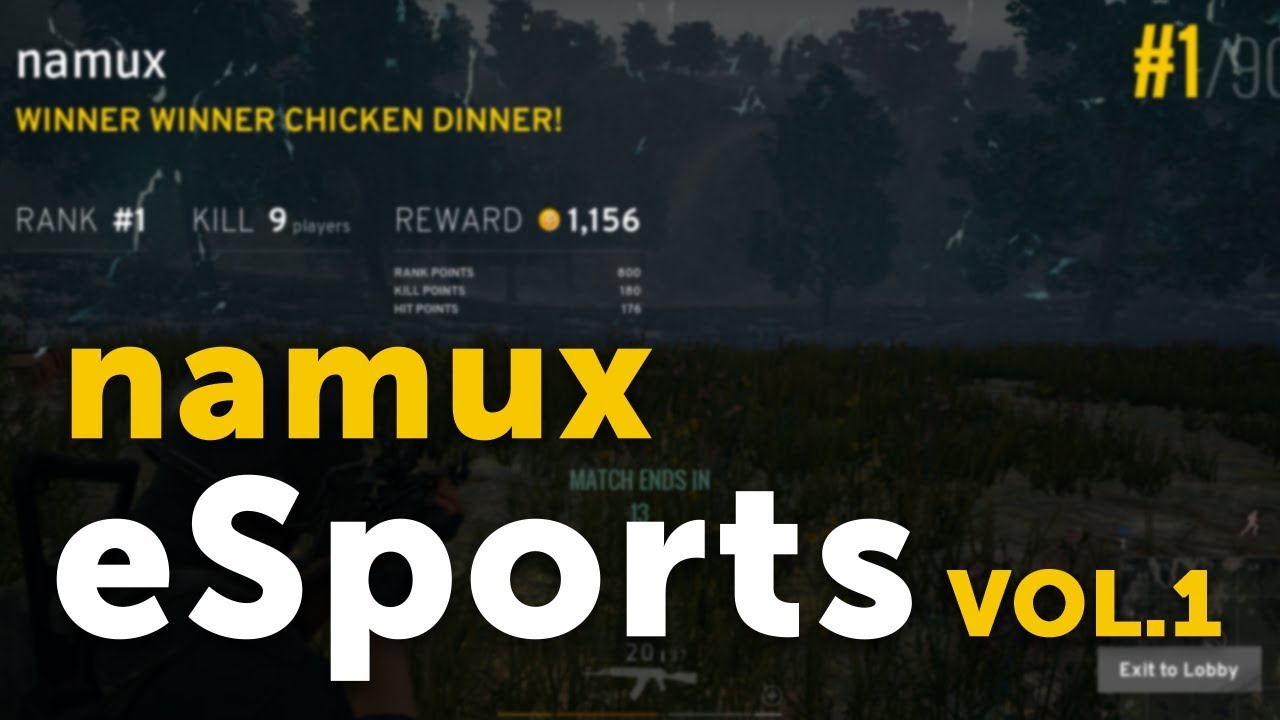 PUBG - Namux esports vol.1