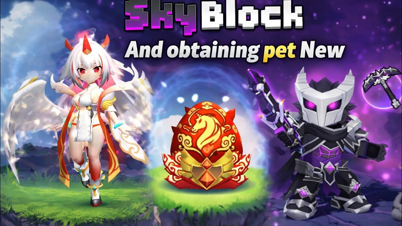 Sky block Getting the new animal #skyblock #blockmango #youtube #gaming 