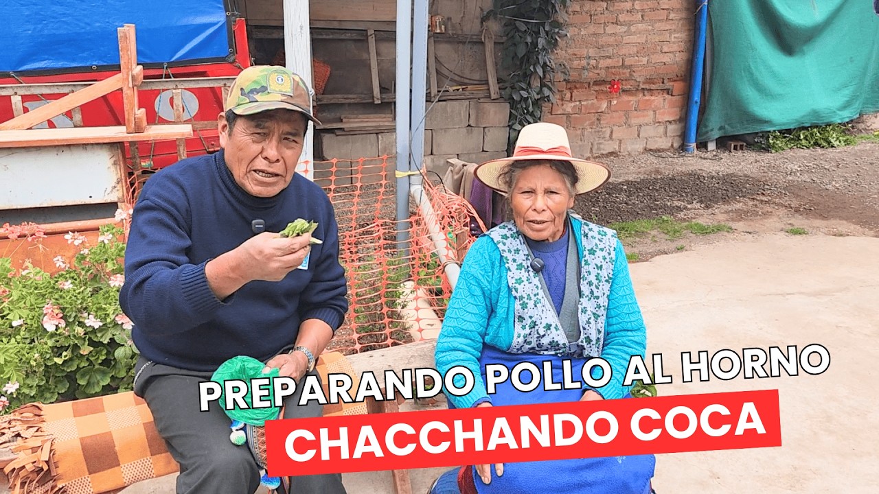 Preparando pollo al horno y CHACCHANDO COCA
