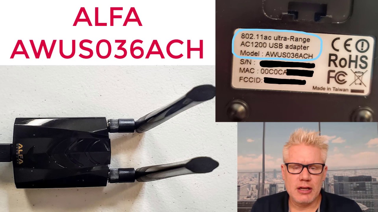 Взлом Wi-Fi: настройка ALFA AWUS036ACH