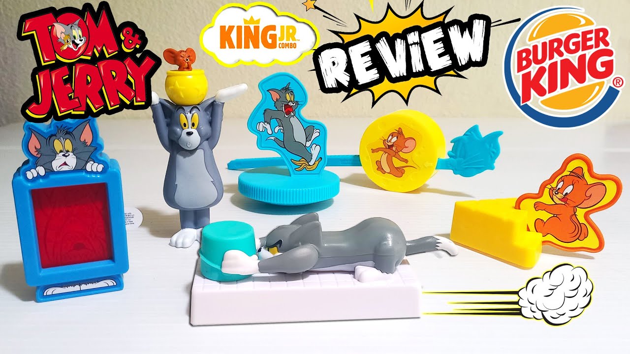 TOM Y JERRY LO NUEVO DE KING JR / BURGUER KING 2024 / 6 JUGUETES DIFERENTES / ESTAN INCREIBLES!