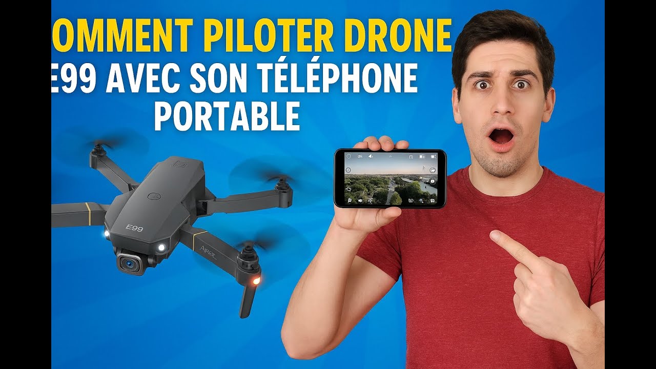 Comment Piloter Drone E99 Avec sont Téléphone Portable
