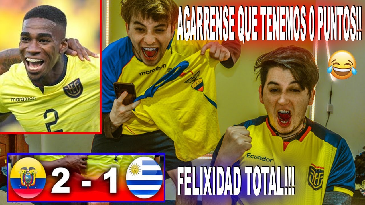 YA TENEMOS 0 PUNTOS!! REACCIONES AL ECUADOR VS URUGUAY (2-1) GIGANTES FÉLIX TORRES CAICEDO Y KENDRY