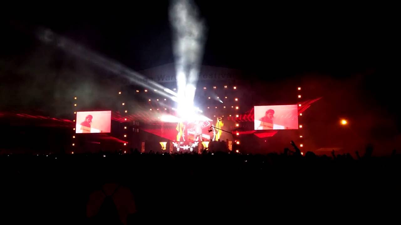 Laserowe show Skrillex Orange festival Poland 2016