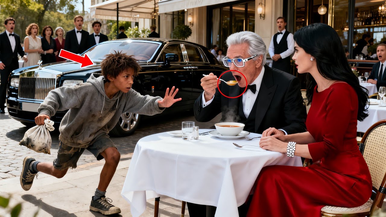 “Don’t Eat That!” Homeless Boy Warns Billionaire — What They Found in the Soup Was Terrifying