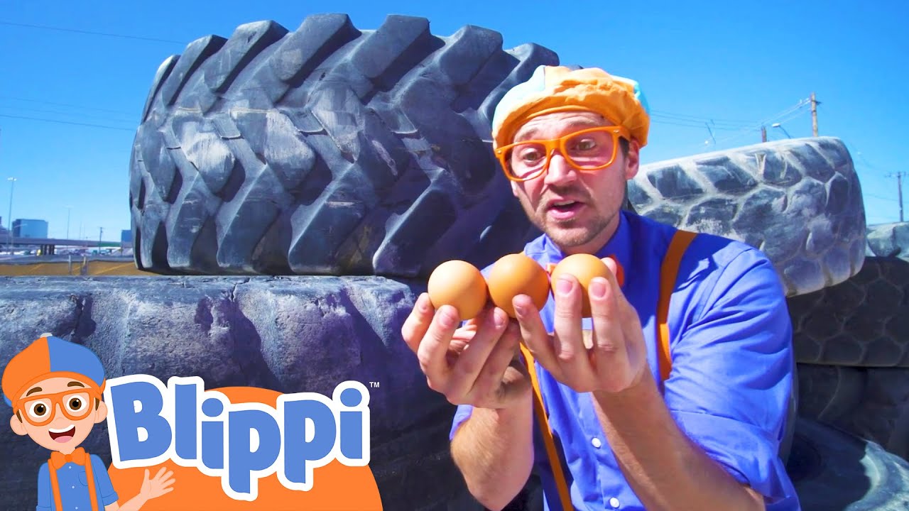 Blippi Explores an Excavator | Kids Fun & Educational Cartoons | Moonbug Play and Learn