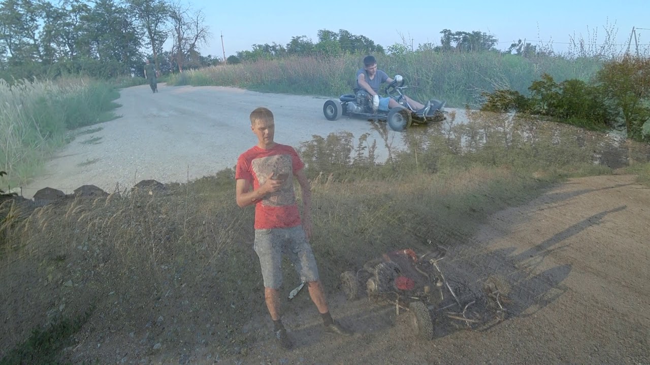 Картинг с мотором от ЧЗ 516/валит очень круто/ 125 кубов