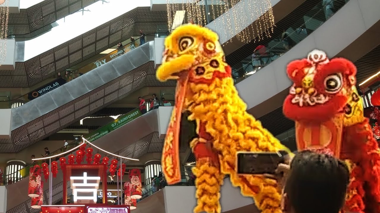 1 Utama CNY 2026 décor and official launching of ' The Roar of Prosperity ' !