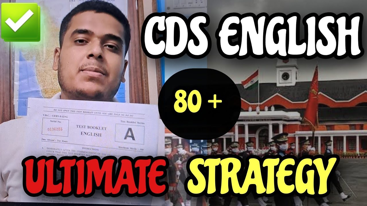 CDS ENGLISH ULTIMATE STRATEGY ✅️ | SCORE 80+ IN ENGLISH💪 | HOW I CLEARED ?#cds#english#cds2025#ima
