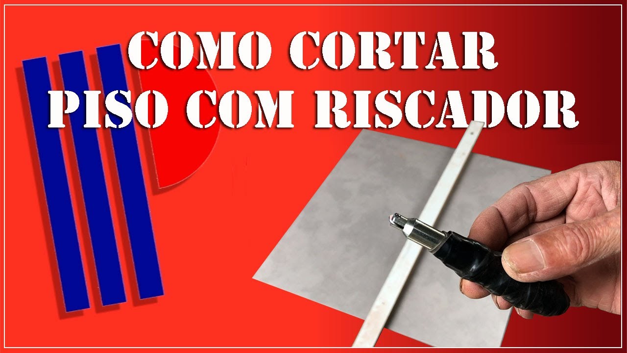 Como cortar piso com riscador.