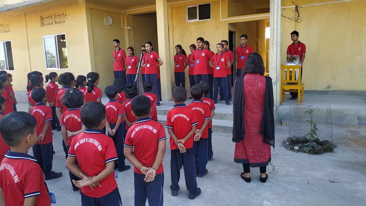 Morning assembly at GGEW