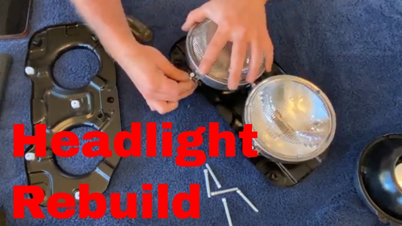 Rebuilding Pontiac Firebird Headlights - Replacing door mirrors - New Battery Install & MORE Part 2