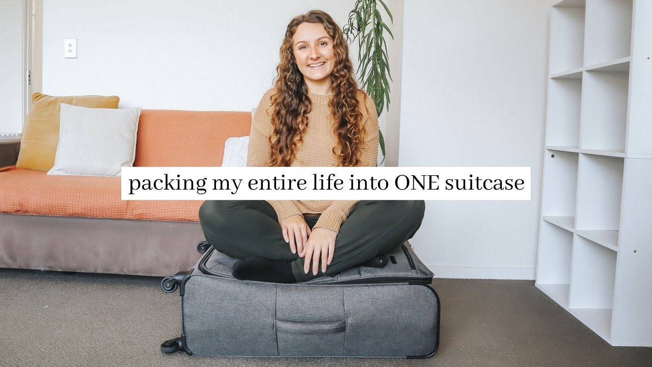 minimalist moving country long term with ONE suitcase
