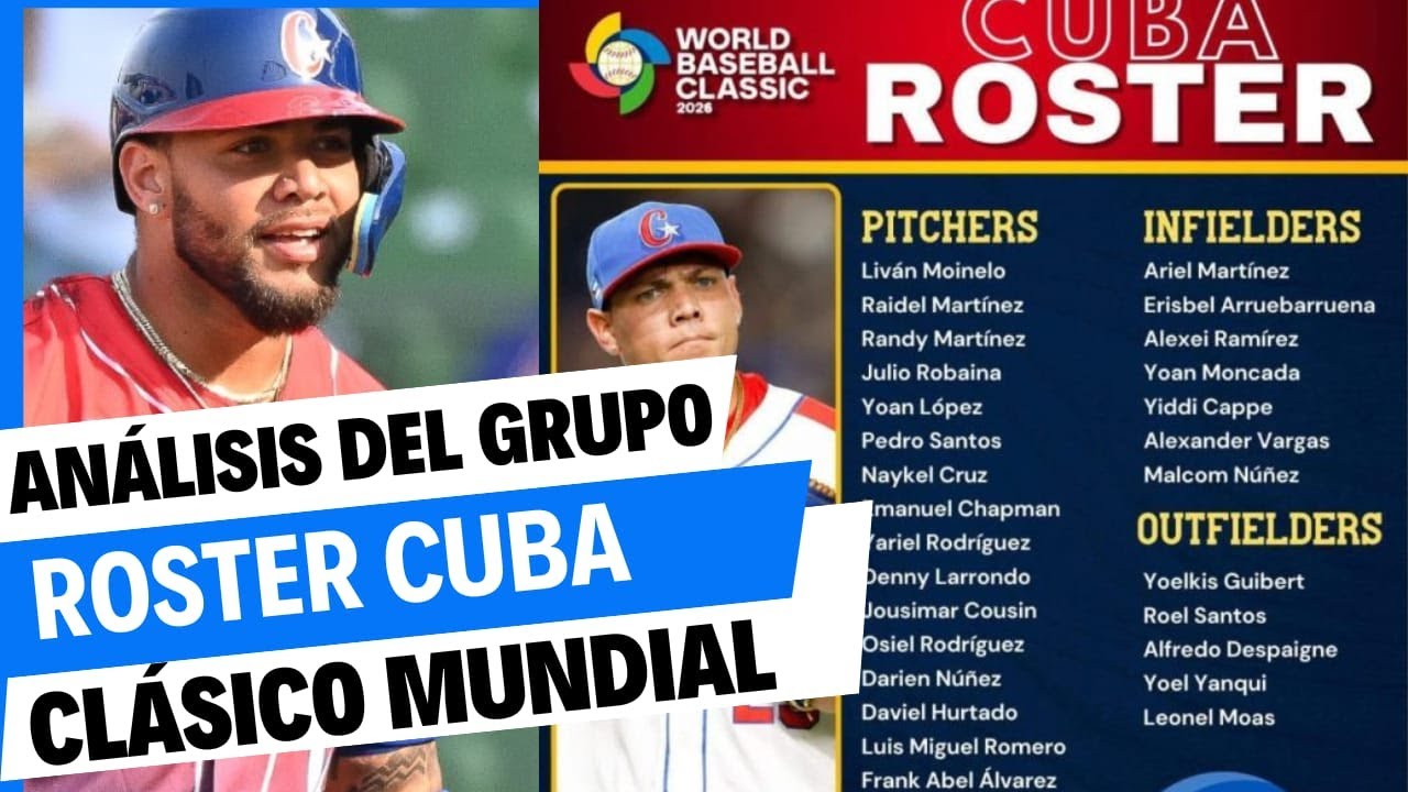 🔴 CUBA: ROSTER OFICIAL ⚾​ CLÁSICO MUNDIAL DE BÉISBOL 2026 ⚾​ ANÁLISIS DE JUGADORES