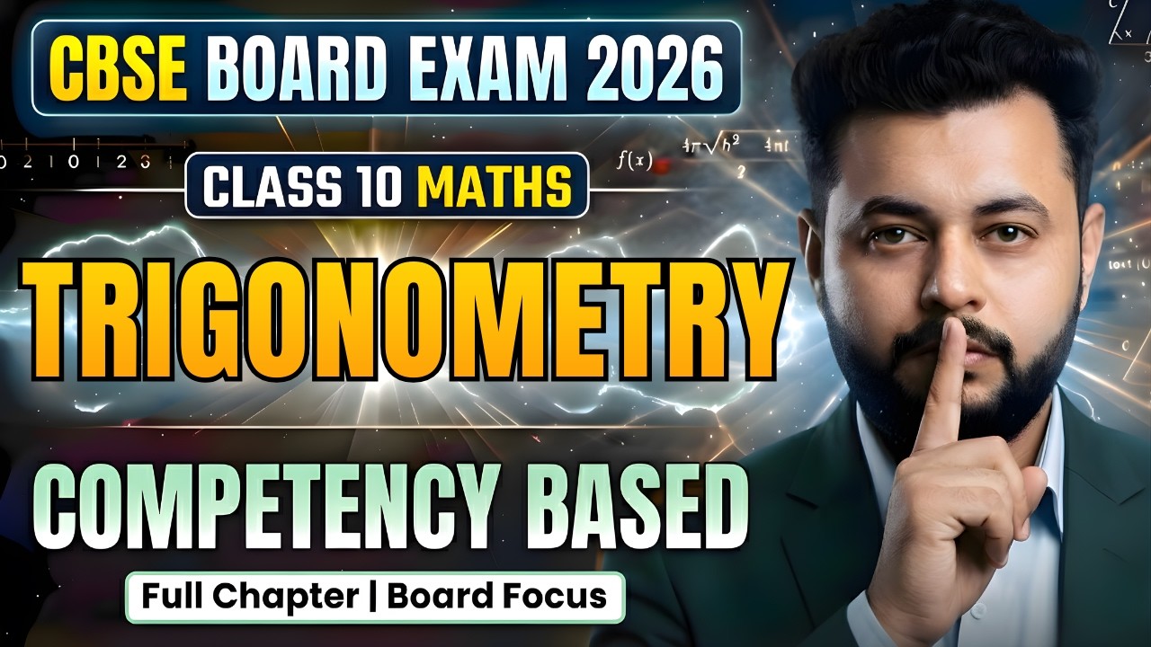 LIVE | Class 10 Maths Trigonometry 🔥 Identities & Values | Latest CBSE Pattern | 2026