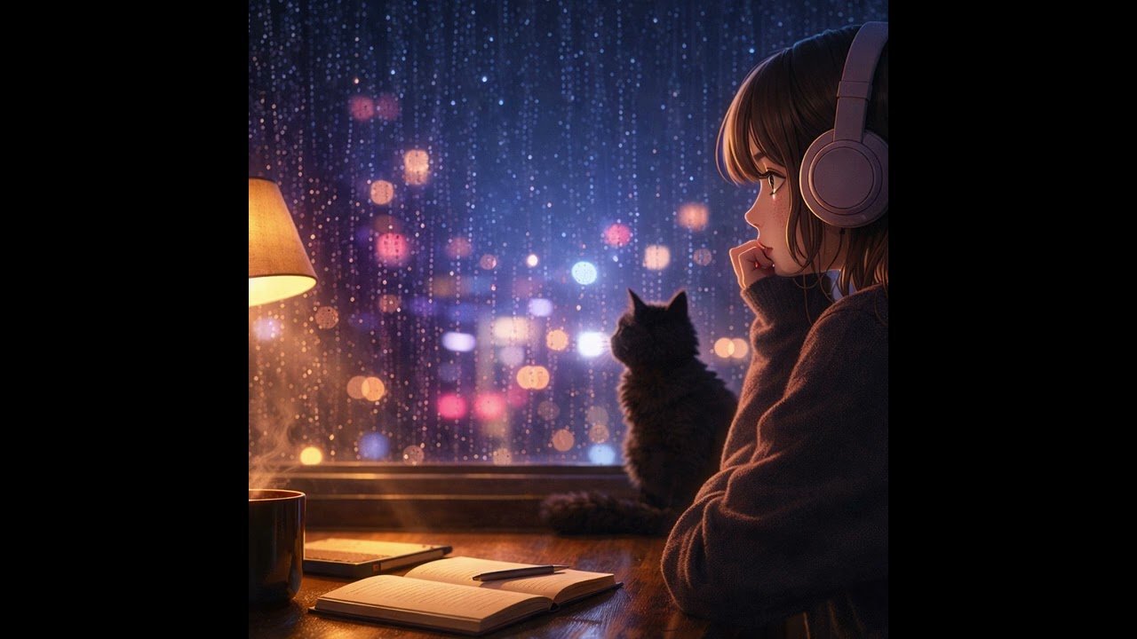 8 Hours of Deep Focus Lofi 🌙 | Calm Night Study & Relax Beats