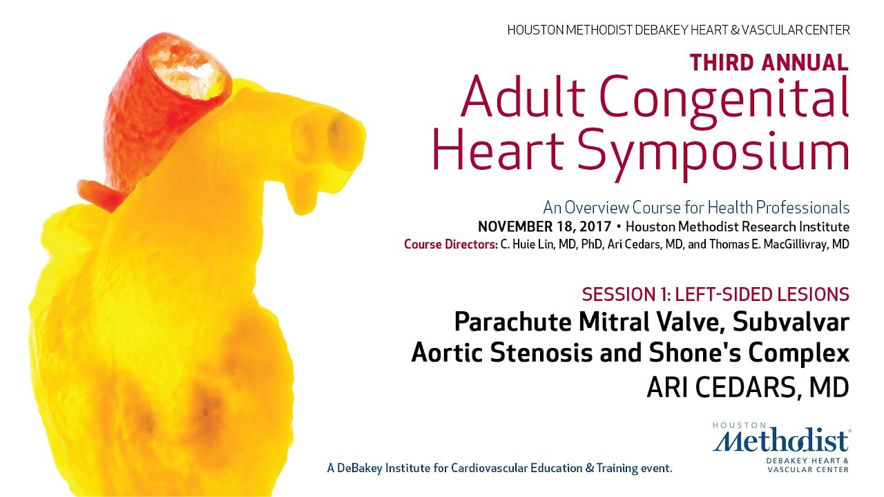 Parachute Mitral Valve, Subvalvar Aortic Stenosis and Shone's Complex (ARI CEDARS, MD)