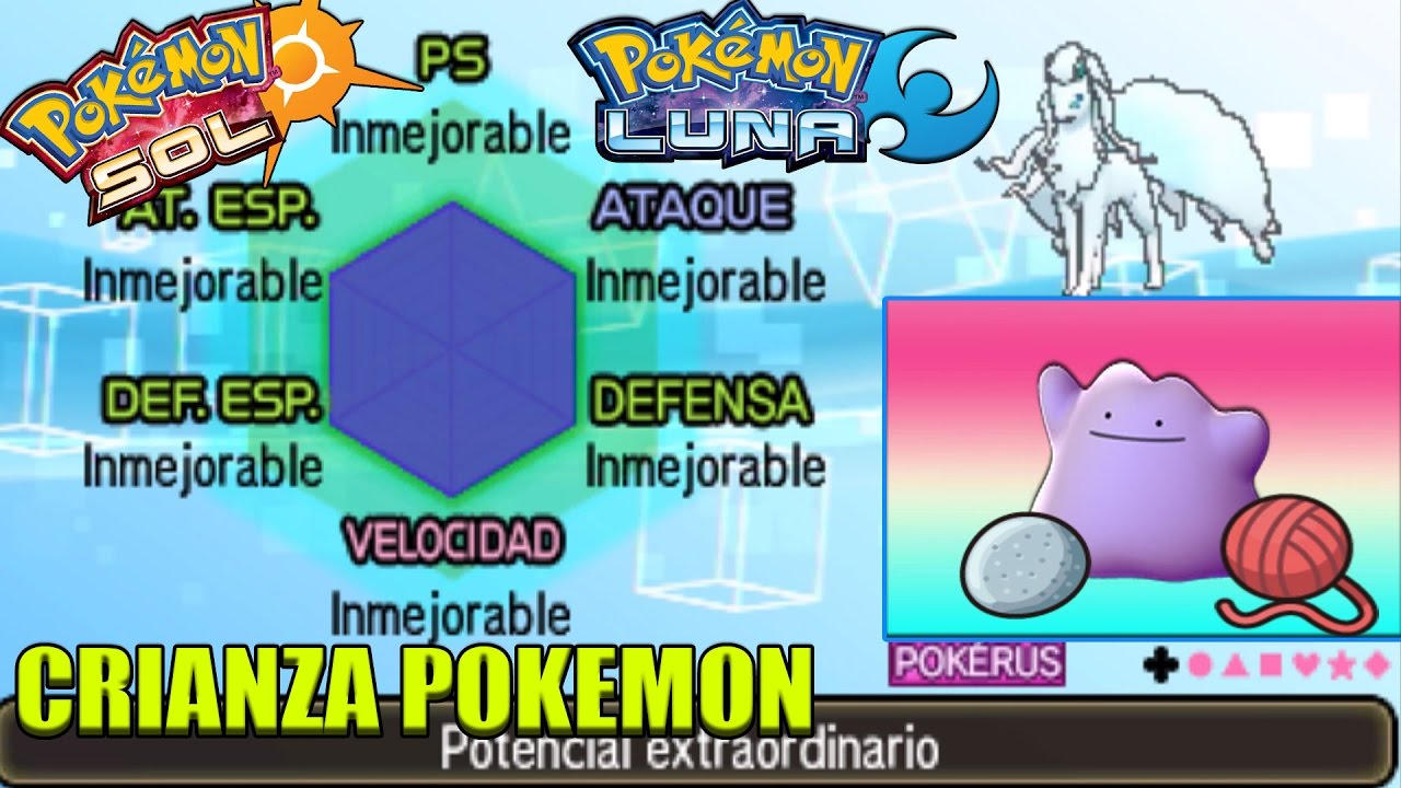 /GUÍA/ SOL Y LUNA CRIANZA POKEMON PARTE #1