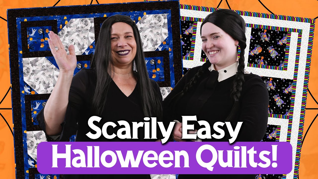 6 Fun Quilt Ideas for Halloween! Sew Much Boo-tiful Fabric!🎃