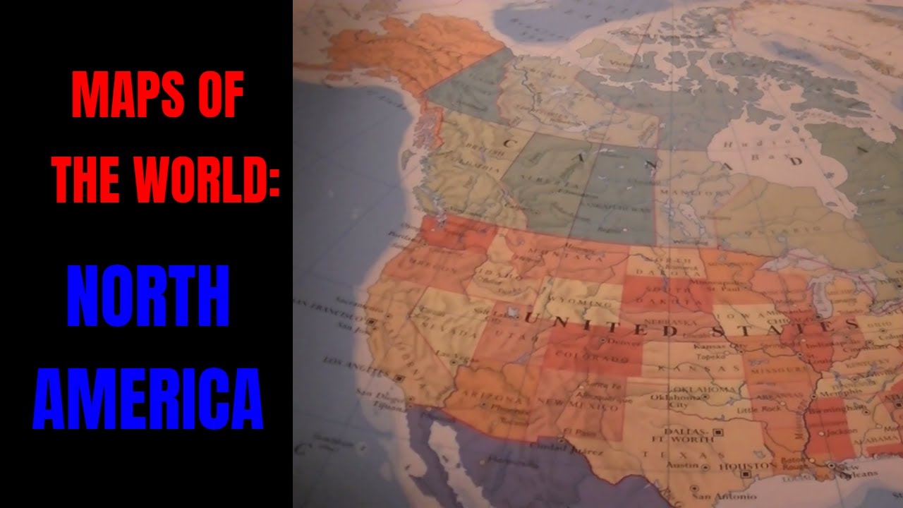 [ASMR] Maps of the World. Part 5: North America