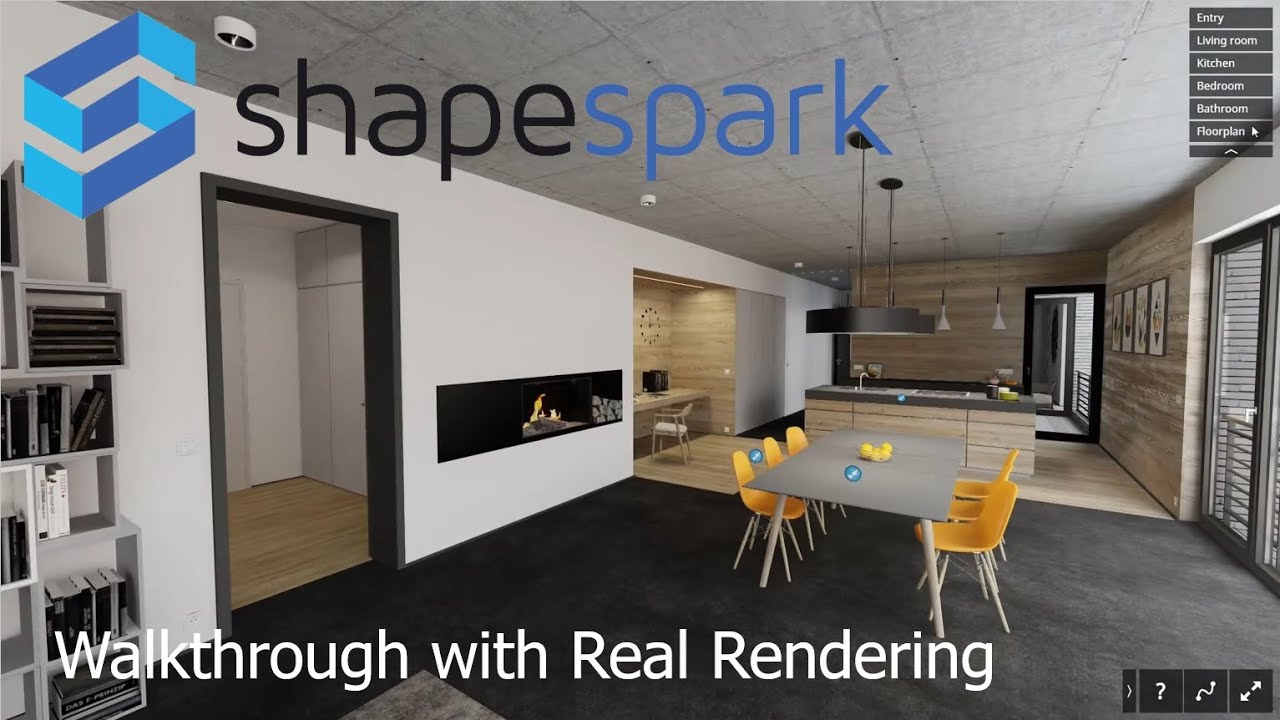 Excellent virtual reality technology for 3D architectural design Walkthrough with Real Rendering VR