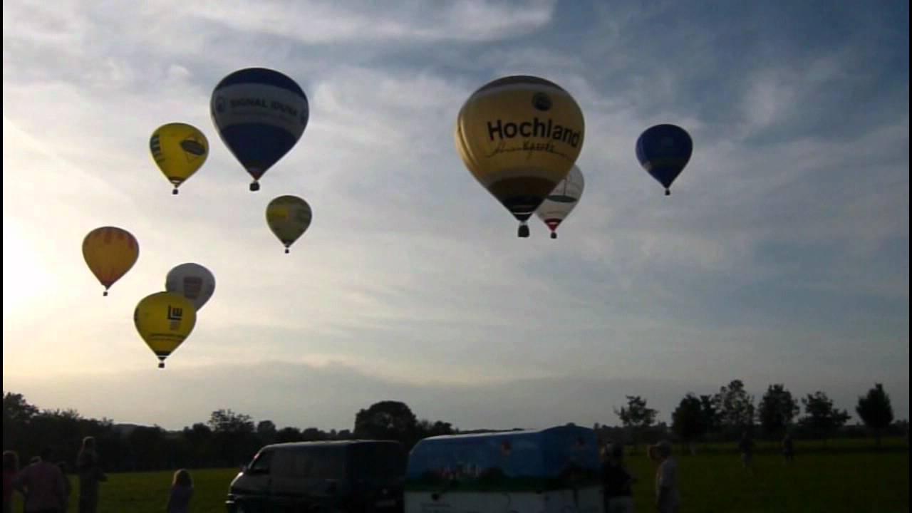 Heissluftballon Massenstart - Hot Air Balloon Mass Start - Flammende Sterne - Ostfildern 21.08.2011
