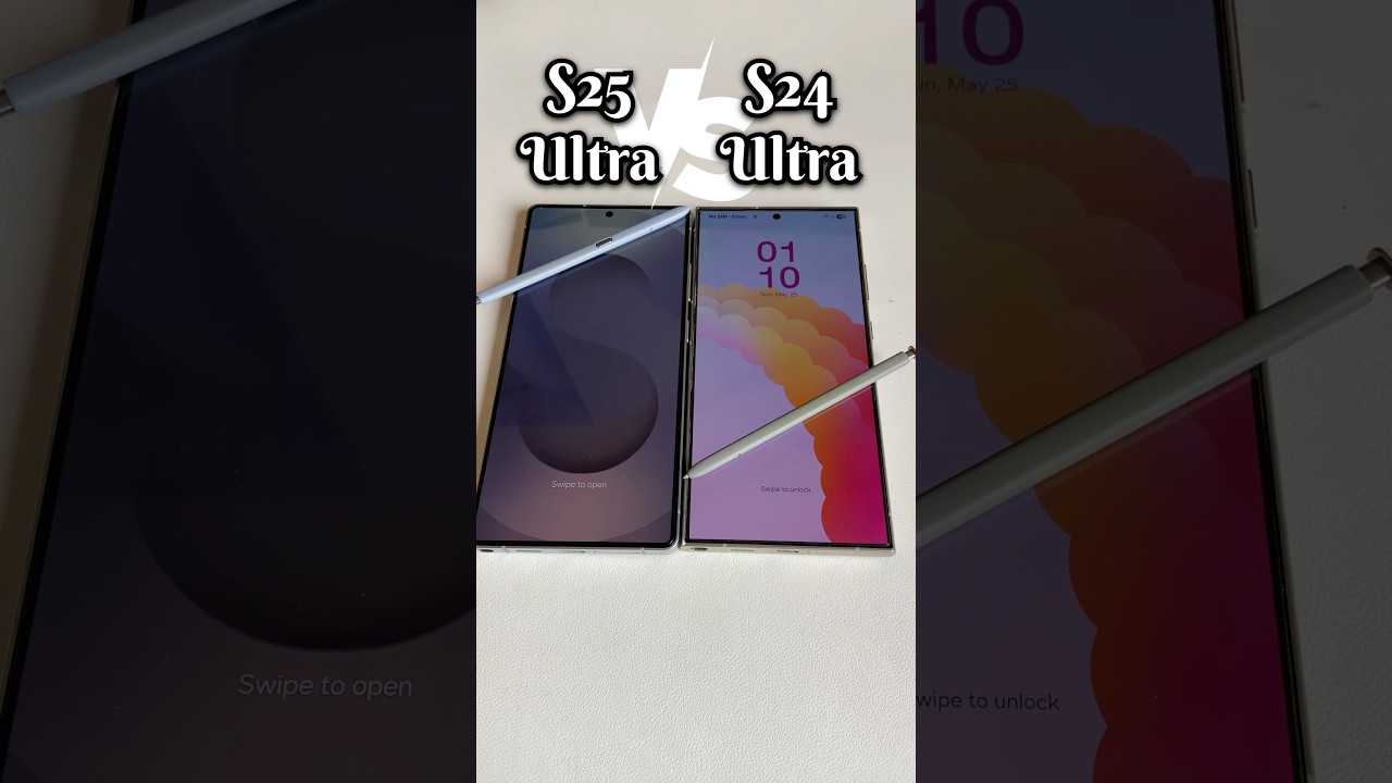 Samsung s25 ultra vs Samsung s24 ultra starting speed almost same #s25ultra #s24ultra