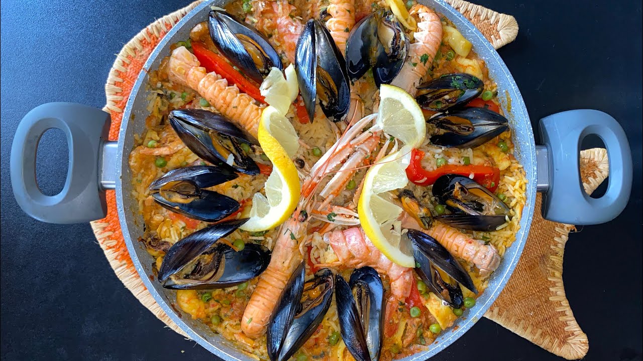 Paella🦐 #paella #veniseitalie #casablancamaroc
