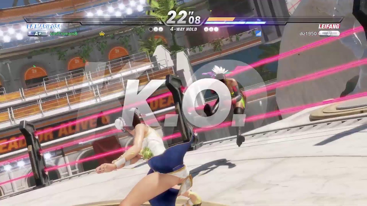 2月8日ちょっとDOA6ランクマ