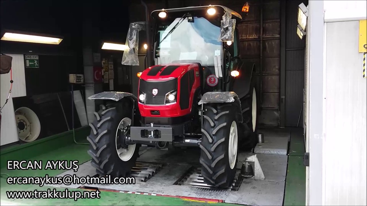 ERKUNT TRAKT&Ouml;R TEST MERKEZİ RULO TEST SİSTEMİ. ERKUNT HAŞMET 110 L&Uuml;KS