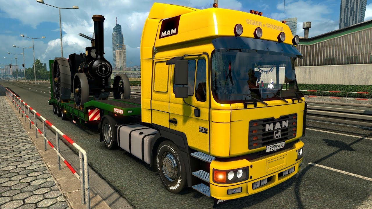 MAN F2000 XXL | Transportando un Carrito de Camotes en Polonia