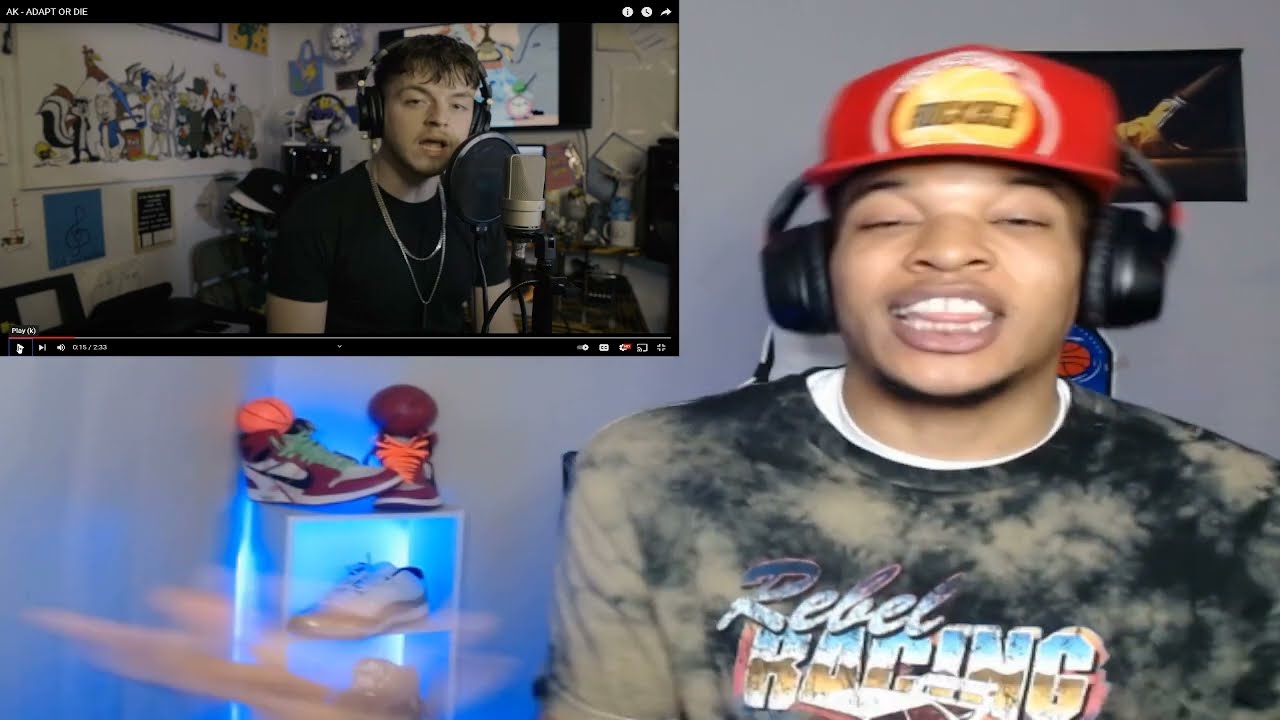 HE SO TOUGHHH!! AK - ADAPT OR DIE (REACTION)
