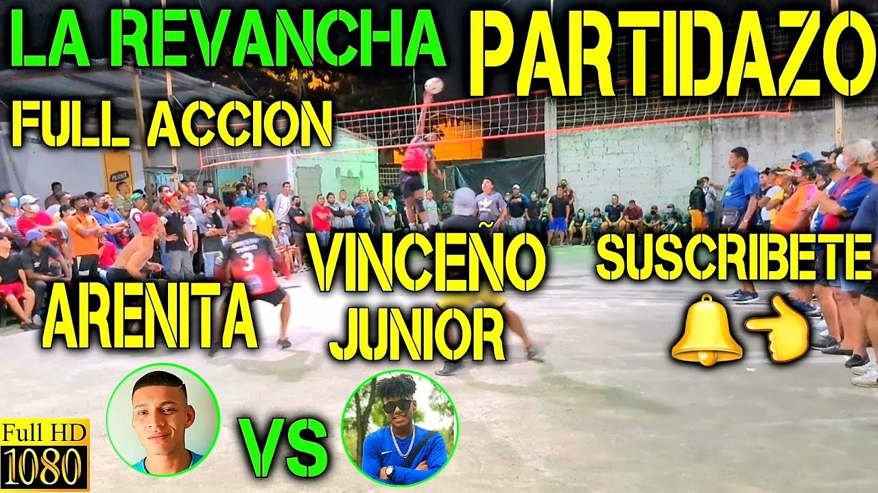 ECUAVOLEY LA REVANCHA ARENITA VS VINCEÑO JUNIOR / PARTIDAZO FULL ACCIÓN 🔥