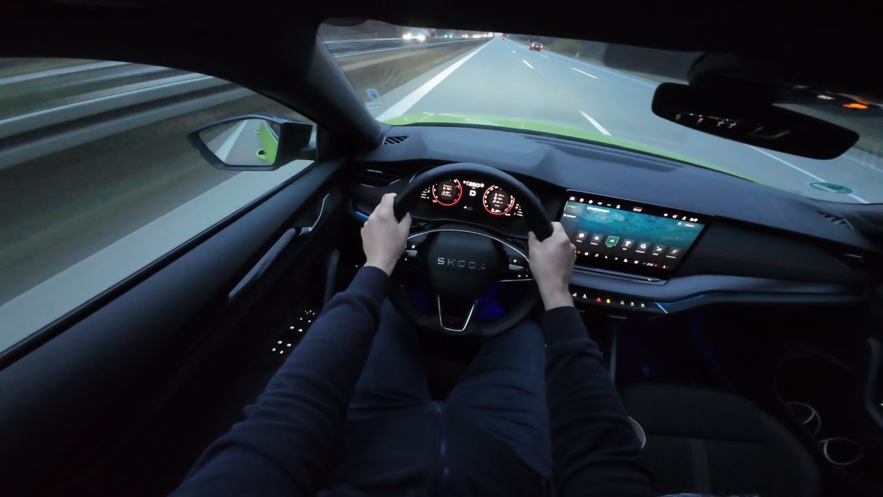 POV:Skoda Octavia RS 265 PS Combi (Modell 2025) Autobahn Test Drive
