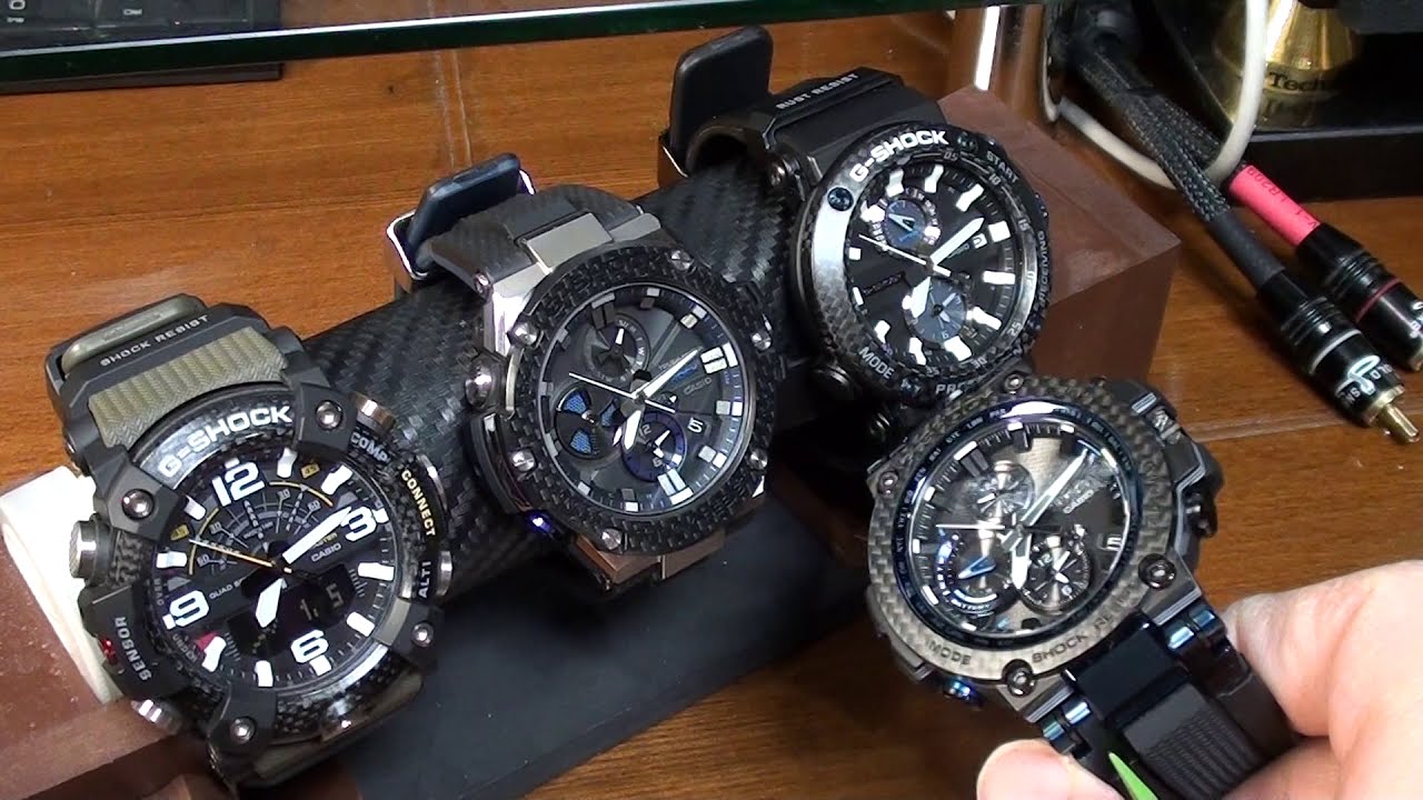 カシオ G-SHOCK カーボンべゼルの動画 CASIO G-SHOCK Carbonfiber  Bezel 【 MTG-B1000  GST-B100  GWR-B1000 GG-B100】