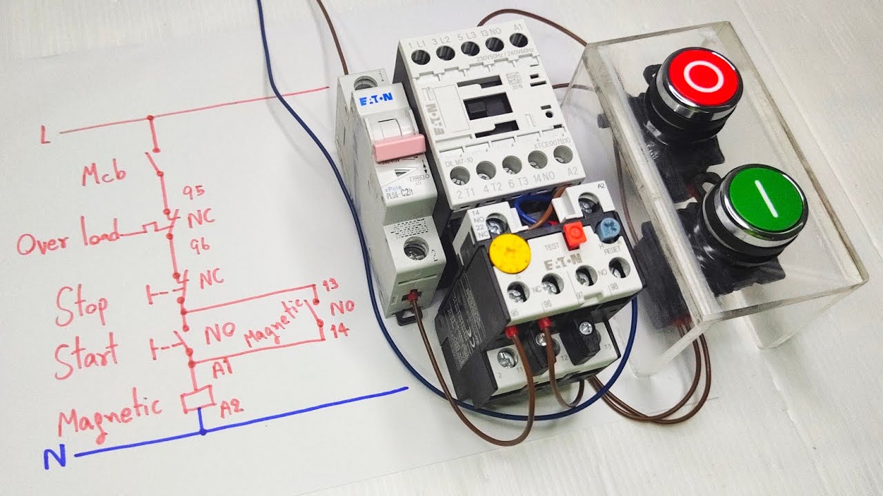การสตาร์ทมอเตอร์โดยตรง  DIRECT START MOTOR