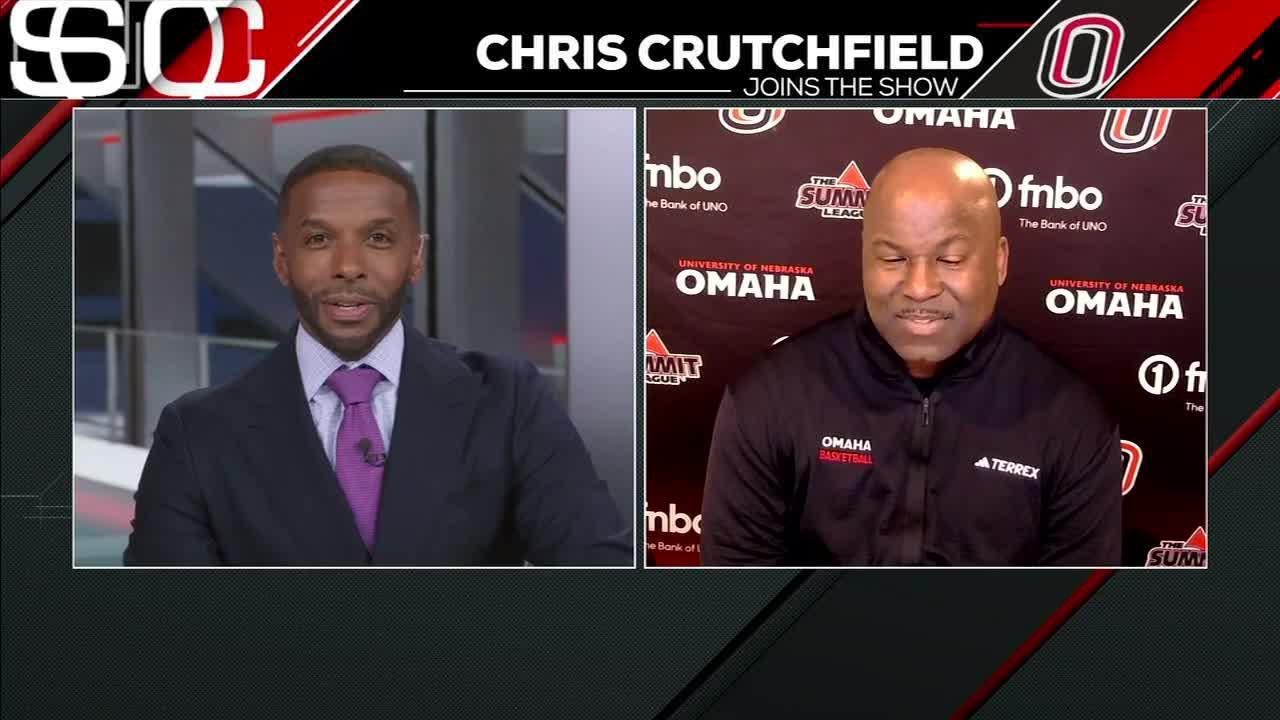 Omaha HC Chris Crutchfield on preparing for the program's 1st NCAA Tourney appearance | SportsCenter