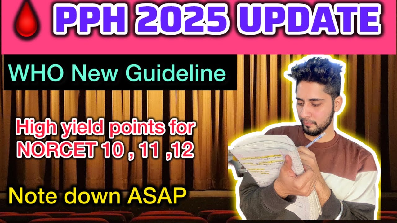 PPH New Updated Guideline 2025 | WHO | Obstetrics and Gynaecology |