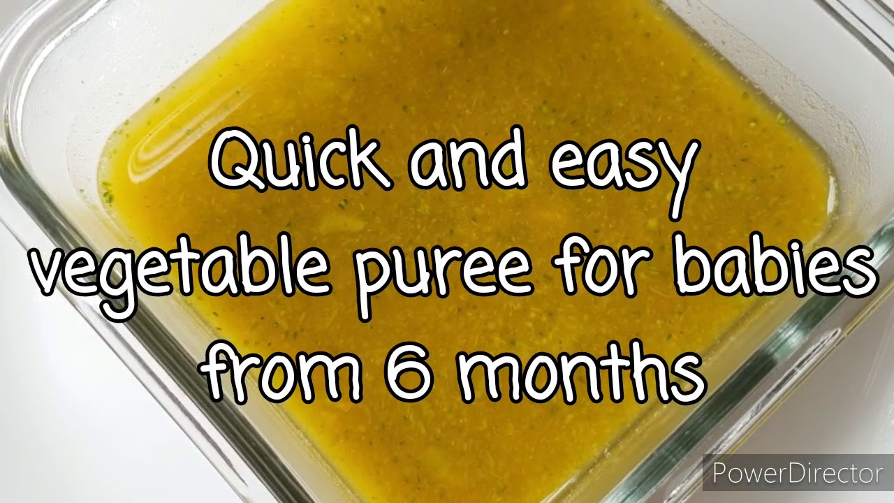Sri Lankan Baby Food - Vegetable Soup/puree Recipe from 6 months up