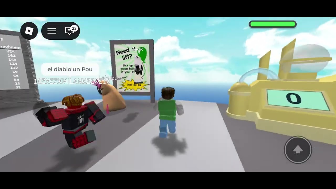 jugando  roblox