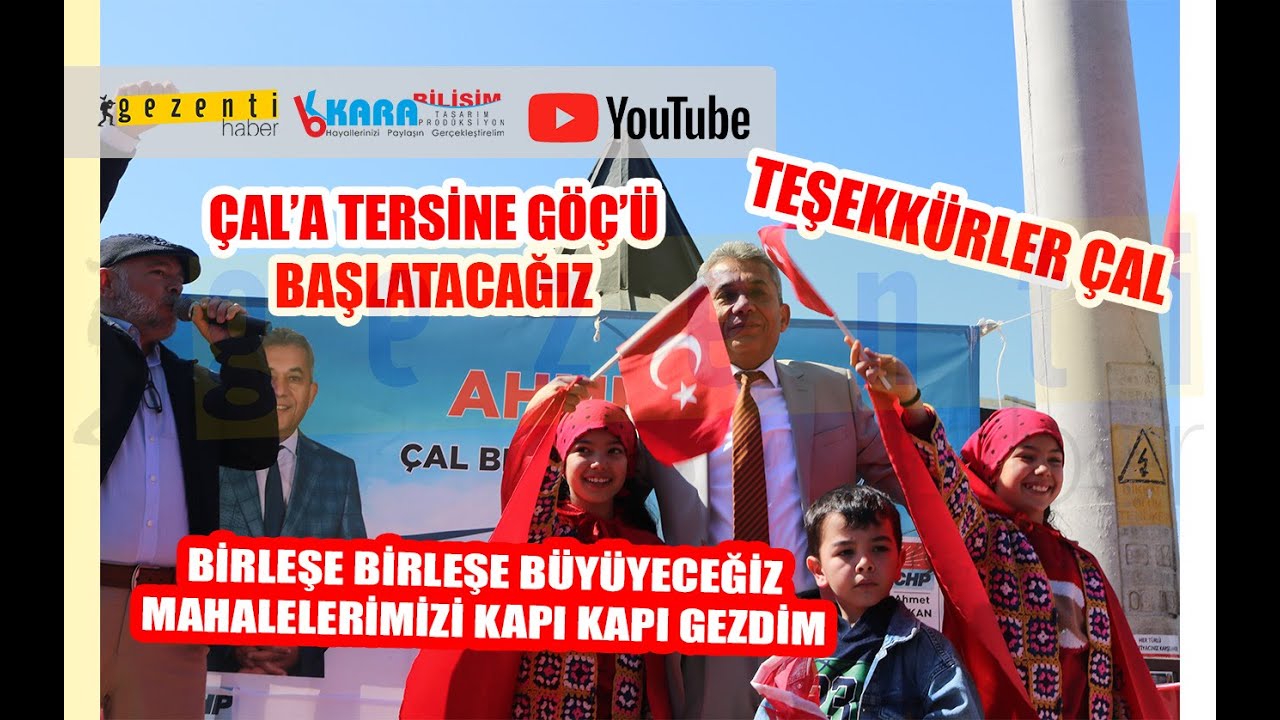 CHP Çal Belediye Başkan Adayı Süller Mahallesindeki Konvoy Sonrası Konuşması