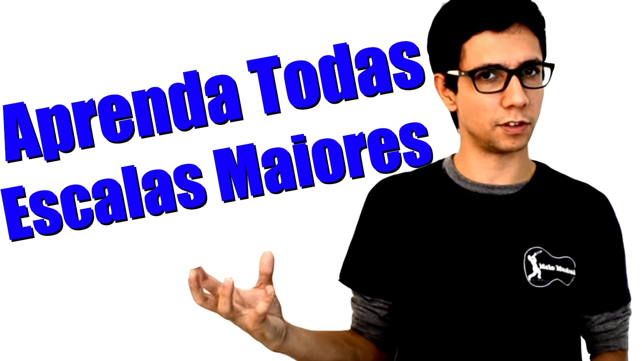 Super dica para você aprender todas as escalas maiores mais comuns em música - Meio Musical