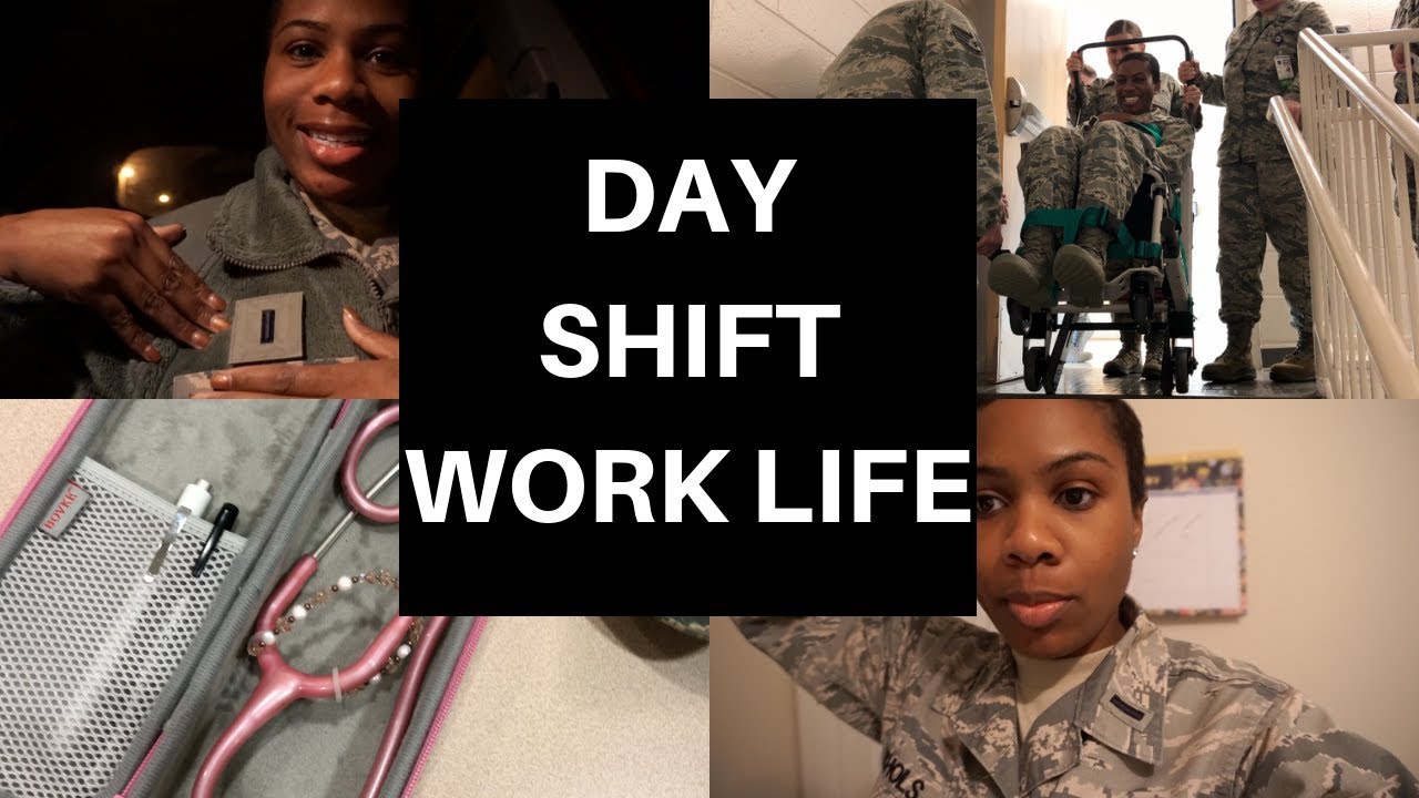Air Force Nurse| Day Shift Work Life
